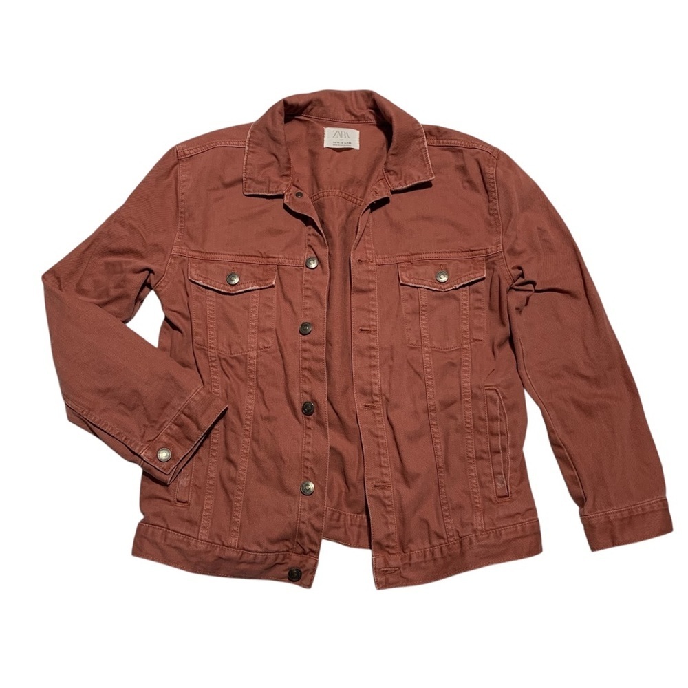 Zara Kids Rust Jean Jacket